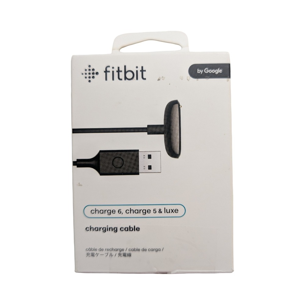 31-U Fitbit - Charge 6, Charge 5, & Luxe USB-C Fast Charging Cable - Black
